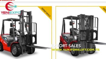 yuki diesel electric forklifts and pallet stacker from turkey for export - yeniexpo
