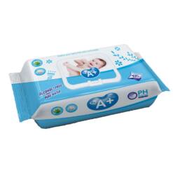 Toallitas húmedas desechables OEM sin alcohol para bebés, sin perfume, para el cuidado de la piel.