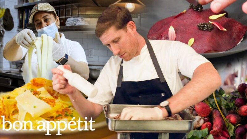 24 hours at a michelin-rated restaurant, from ingredients to dinner service | bon appétit