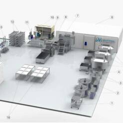 complete cheese production line white cheese, mozzarella, cream awesome 5 tons / day new