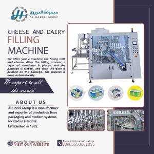 Cheese Labneh en Dairy roterende vulling sluitmachine 2022