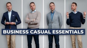 the ultimate business casual capsule wardrobe | 15 menswear wardrobe essentials