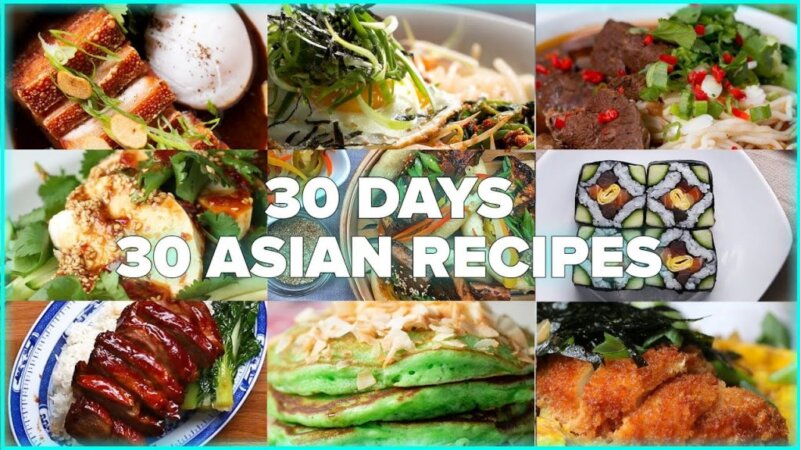 30 days 30 asian-inspired recipes