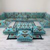 Traditionelle türkisch-arabische Bodensitzmöbel-Sets (7-teilig+) – Großhandel, 1 x 40-Fuß-Container, aus der Türkei Traditionelle nahöstliche orientalische arabische Bodenbestuhlung 7-teilige Sets