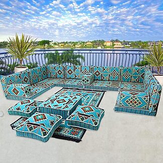Großhandel mit traditionellen türkisch-arabischen Bodensitzmöbeln, 7-teilige Sets und mehr, 1 x 40-Fuß-Container Großhandel mit traditionellen türkischen arabischen Bodenbestuhlungen, 7 Stück + Sets, 1 x 40-Fuß-Container