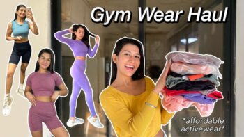 active wear haul | most affordable gym wear | dhruvi nanda