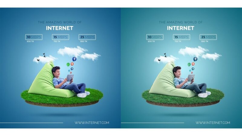 learn social media banner design for advertising adobe photoshop | manipulation banner |  designhob