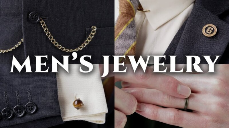 men's jewelry: all about rings, chains, & more accessories