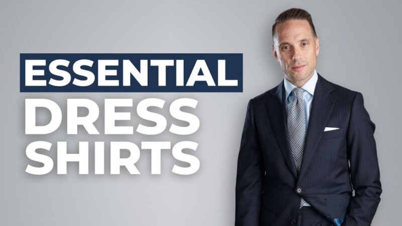 the only 5 dress shirts you’ll ever need | menswear wardrobe basics