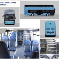 Cobra Double Decker Tourism City Bus 11 M 4 From Turkey cobra double decker tourism city bus 11 m