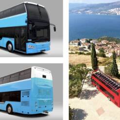 cobra double decker tourism city bus 11 m