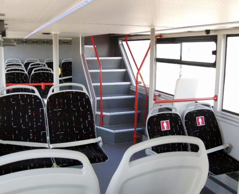 cobra double decker tourism city bus 11 m