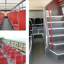 cobra double decker tourism city bus 11 m