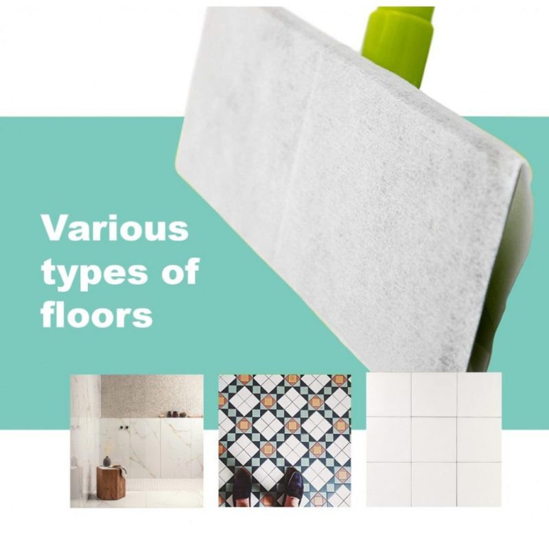 Floor Cleaning Wet Wipes For Tile 18 Pieces