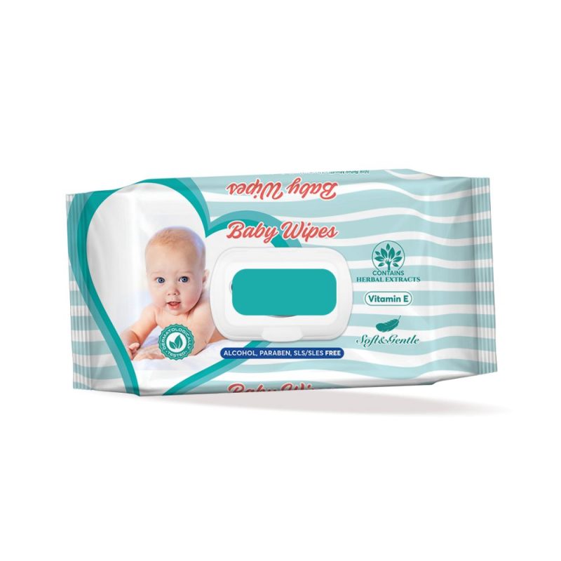 oem disposable alcohol free baby wet wipes unscented cleaning wipes for skin care 2022