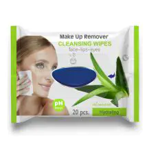 Make-up Remover Wet Wipes with Aloe Vera 20pc