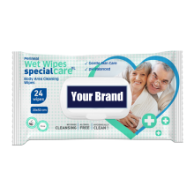 Perineal Special Care Wet Wipes 24 Pack 20×30 cm XL