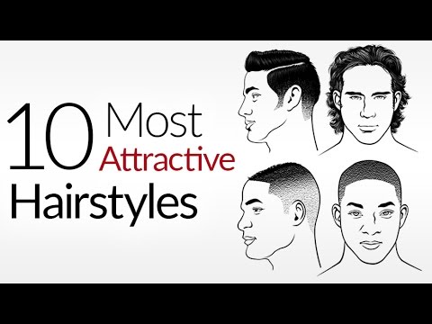 10 most attractive men's hair styles | top male hairstyles | attraction & a man's hair style
