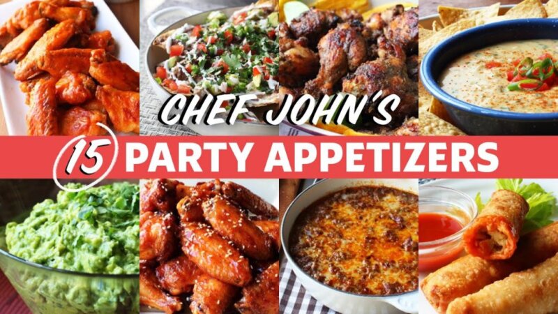 15 perfect party appetizers 🎉 super-sized 2022 chef john-a-thon!