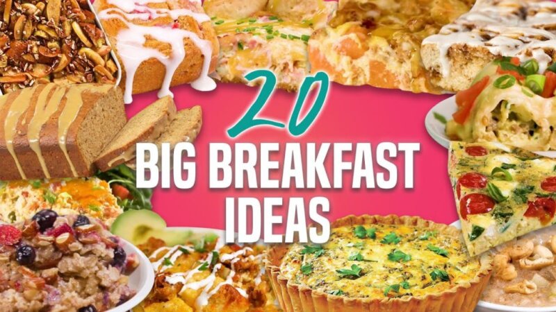20 breakfast recipes for a crowd | holiday breakfast and brunch recipe compilation