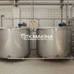 milk cooking vat 250 to 3000 lt