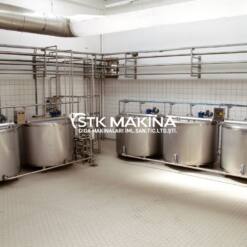 milk cooking vat 250 to 3000 lt