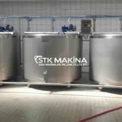 milk cooking vat 250 to 3000 lt