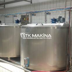 milk cooking vat 250 to 3000 lt