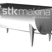 танк из нержавеющей стали для молочного судна от 600 до 2.000 л