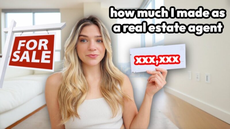 how much i made my first year as a real estate agent