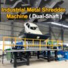 industrial scrap metals shredder machine