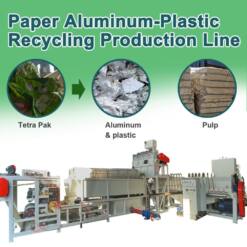Papier-Kunststoff-Recyclinglinie, Kunststoffpapier-Trennmaschine
