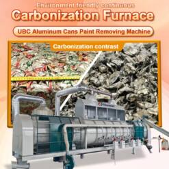 Karbonisierungsofen UBC-Aluminiumdosen-Farbentfernungsmaschine