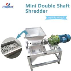 Mini-Doppelwellenzerkleinerer 300 kg/h