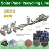 sustainable solution: solar pv panels recycling equipment 2023
