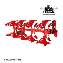 agmaki mounted reversible plough with hydrasafe system 2,4,6 furrows