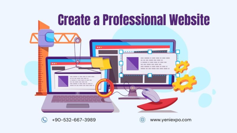 create a professional website: your gateway to digital success