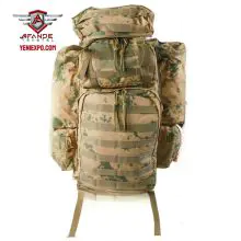 Military-style 110L backpack is perfect for outdoor sports an...