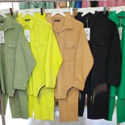 Premium Linen Set (Top And Pants 2 Pcs) For Women, Sizes 38-46 | King Fashion Wholesale 8 From Turkey premium linen shirts for elegant women, sizes 38-46 | king fashion wholesale