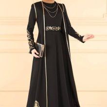 women dress mira fabric 38-52 wholesale only 2055