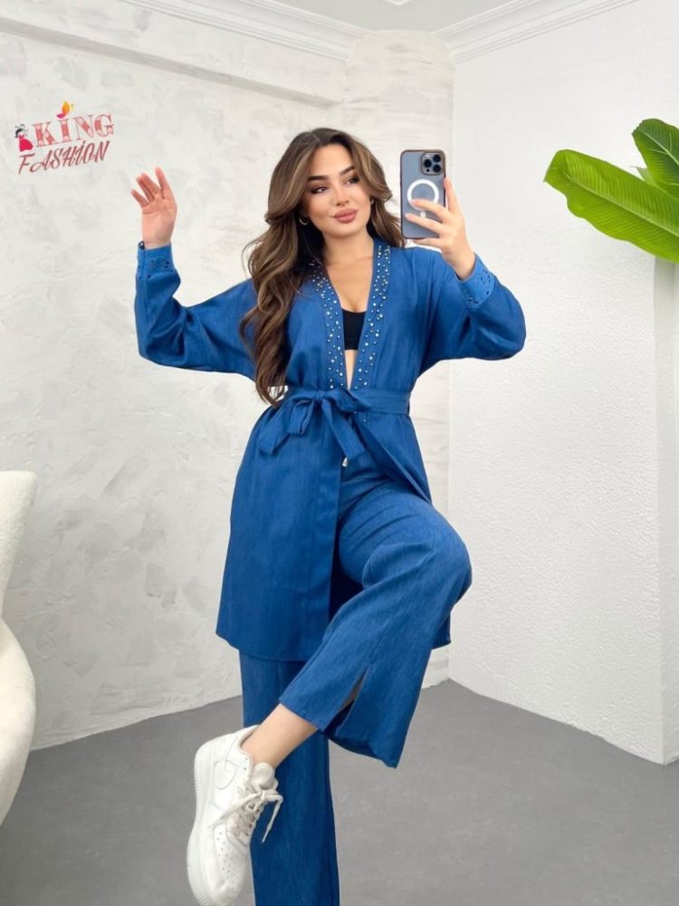 Wholesale Linen Set For Women In Sizes 38-46 By King Fashion 4 From Turkey wholesale linen set for women in sizes 38-46 by king fashion