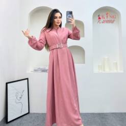 Women Long Dress Linen Fabric In Sizes 38-46 By King Fashion Wholesale 4 From Turkey women long dress linen fabric in sizes 38-46 by king fashion wholesale