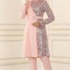 Traje de mujer de tela crepé, tallas 38-48, código de venta al por mayor 2542 10, procedente de Turquía. suite mujer tela crepe 38-48 mayoreo codigo 2542