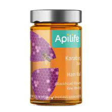 ملخ سیاه apilife - عسل خام گل اقاقیا (450 گرم)