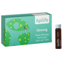 apilife panax ginseng, propolis shot - a dietary supplement oral liquid (7x10 ml)