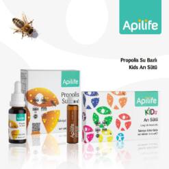 Apilife Royal Jelly Kids Shot - A Dietary Supplement Oral Liquid (7X10 Ml) 2 From Turkey apilife propolis drops supplement (20 cc)