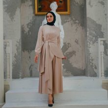 Fustan női szerény muszlim ruhák: 36, 38, 40, 42 méretek - exkluzív nagykereskedelmi, törökországi kivitelezés