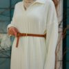 Robe en maille Fustan pour femme, taille unique standard - Vente en gros pour l'exportation depuis la Turquie Robe en tricot pour femmes Fustan, taille standard gratuite, vente en gros pour l'exportation