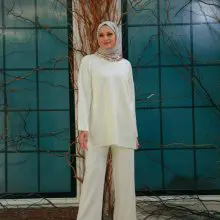 फस्टन महिलाओं के लिए बुना हुआ कपड़ा ऊपर और नीचे का सेट: मुफ़्त मानक आकार - निर्यात के लिए तुर्की में तैयार किया गया