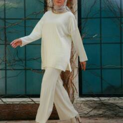 Fustan Women'S Knitwear Top And Bottom Set: Free Standard Size - Crafted In Turkiye For Export 6 From Turkey fustan women's knitwear top and bottom set: free standard size - crafted in turkiye for export